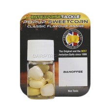 Искусственная плавающая насадка Enterprise Tackle Pop Up BANOFFEE CORN-YELLOW/WHITE Ирис